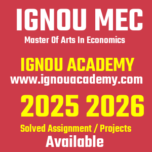 IGNOU MEC SOLVED ASSIGNMENT 2025 2026
